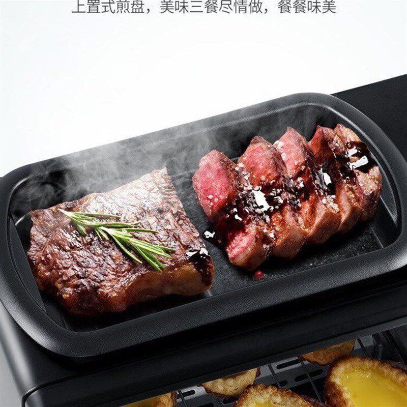 跨境三合一多功能家用美规110V220V早餐机多士炉迷你烤箱外贸