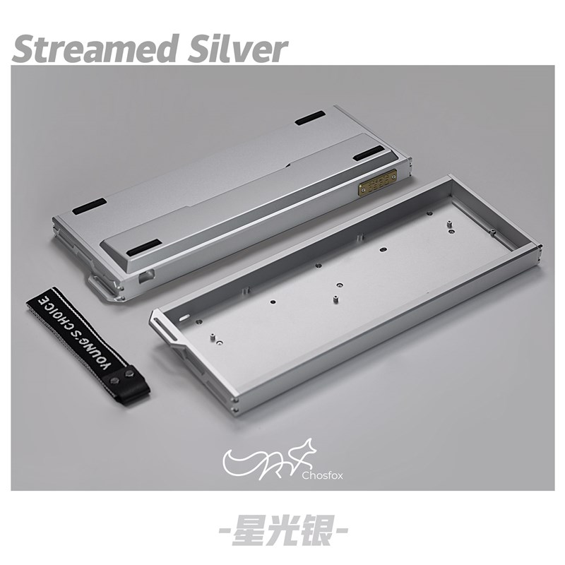 wooting60he/hev2铝合金外壳客制化黄铜铝合金壳GH60磁轴键盘外壳图片
