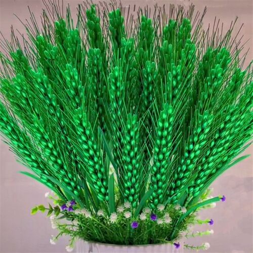 绿色稻穗手工材料包米粒珠子6*12mm麦穗散珠手工编织花束小麦