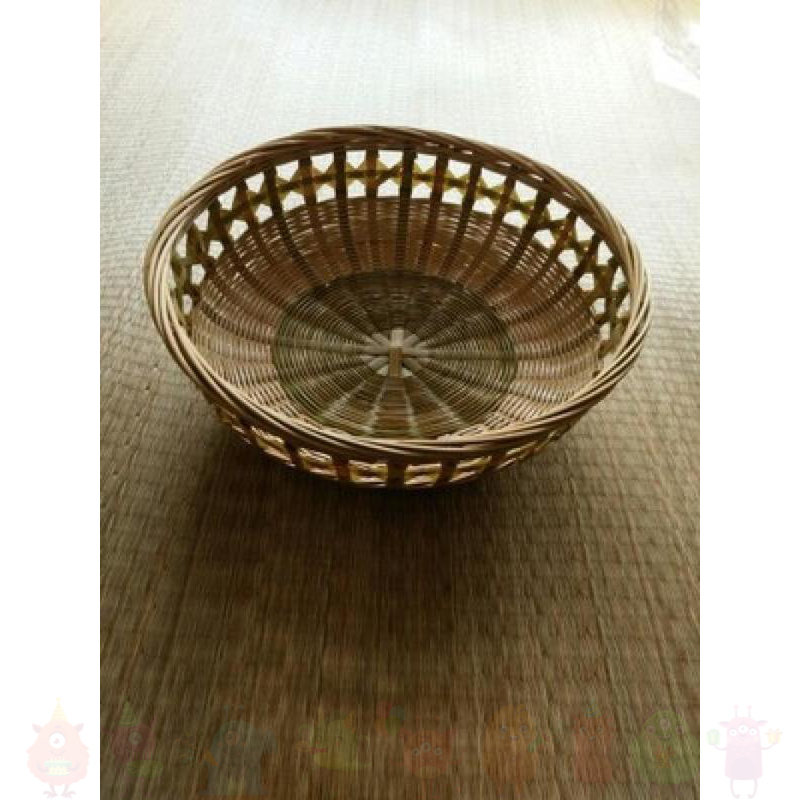 天然竹艺品竹编水果篮竹篮果盘收纳篮鸡蛋蓝子纯手工无漆竹筐竹篓