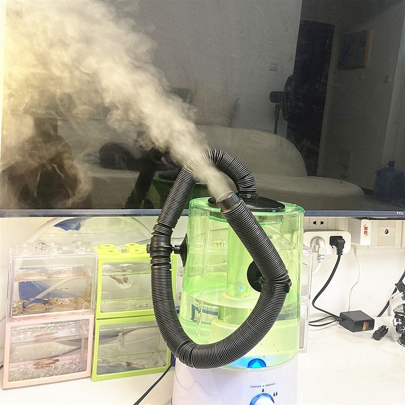 车间防静电加湿器动物植物兰花多肉攀爬宠物雨林加湿加长管圆筒喷