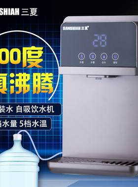 台式饮水机下置水桶家用小型抽水壁挂桌面茶吧全自动即热式管线机