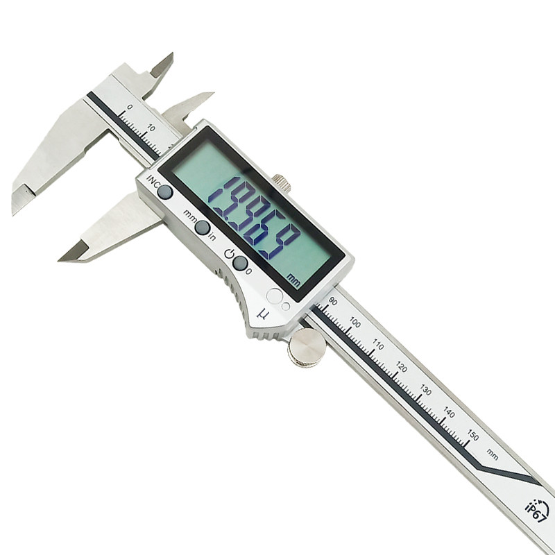千分卡尺IP67防水防尘数显0-150 200 300mm高精度0.001特马量具