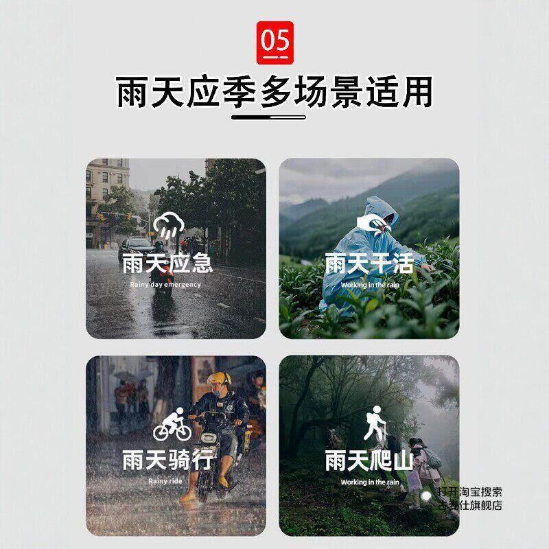 采茶专用雨衣农民干活一体式长款全身防暴雨级防水雨衣雨披套装