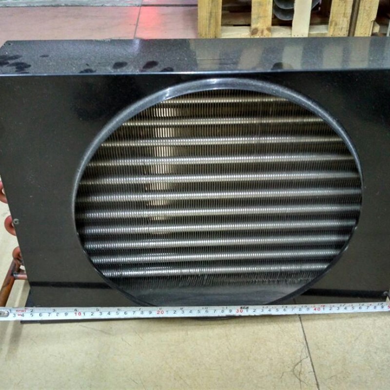 全新工业蒸发器冰柜冷柜双风口冷凝器风冷铝翅片铜管散热器换热器