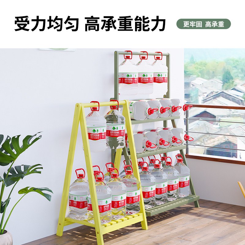 阳台多肉花架置物架装饰花架多层彩叶芋折叠免安装客厅室内花盆架