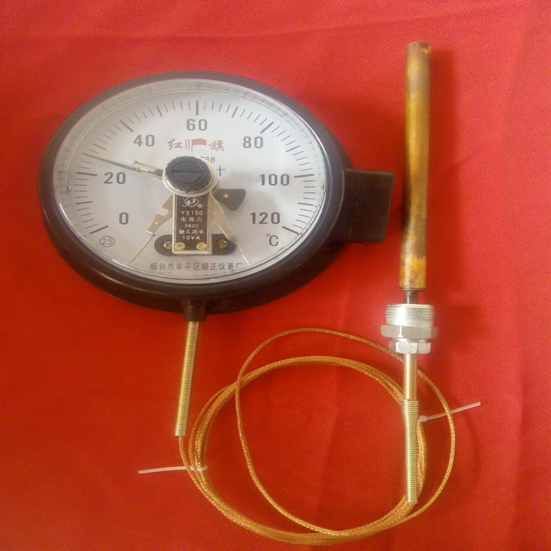 电接点压力式温度计变压器红旗牌 WTZ WTQ-288锅炉用 远传温度计