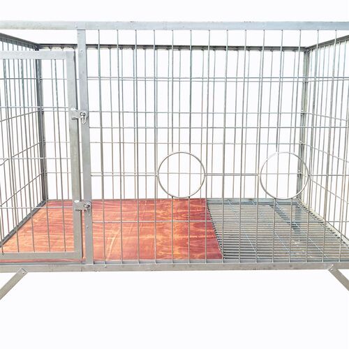 钢筋实心镀锌大型笼子加粗加固可拆卸焊接狗笼狗场专用狗笼子室外