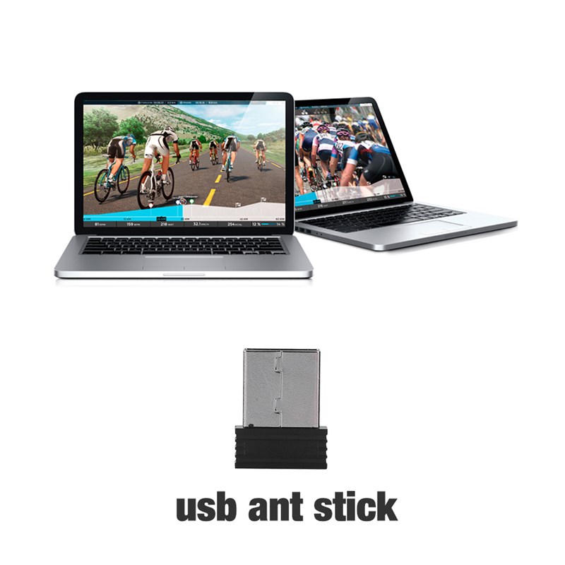 自行车速度踏频感应器 USB ANT+接收器 骑行台实景 ZWIFT ONELAP