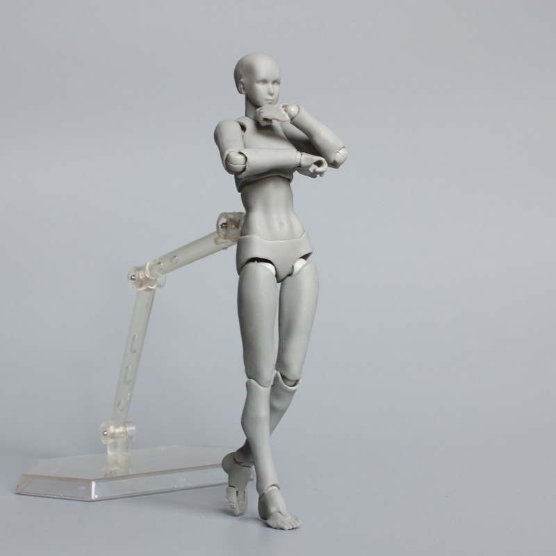 2.0升级款人体模型绘画参考素描精工人体模型1/12人偶关节可动人