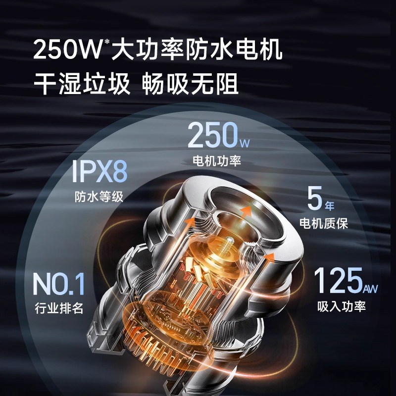 莱克P6Ultra洗地机家用大吸力吸拖一体机吸尘器吸扫拖地官翻机