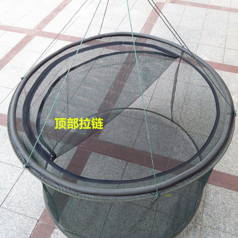 锦鲤养殖网箱折叠漂浮网箱鱼护病鱼隔离网箱可折叠鱼护折叠网箱