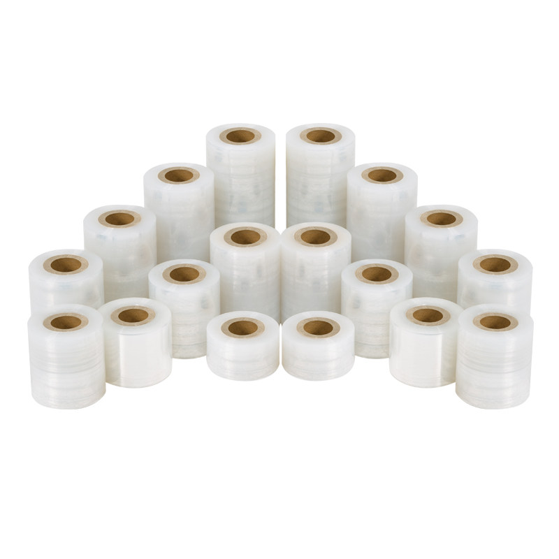 PE大小卷缠绕膜宽5cm6cm10cm外送打包装拉伸膜工业保护保鲜嫁接膜