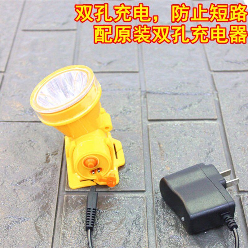 潜水头灯水下专业强光LED超亮潜水灯头戴式充手电筒黄光白光防水