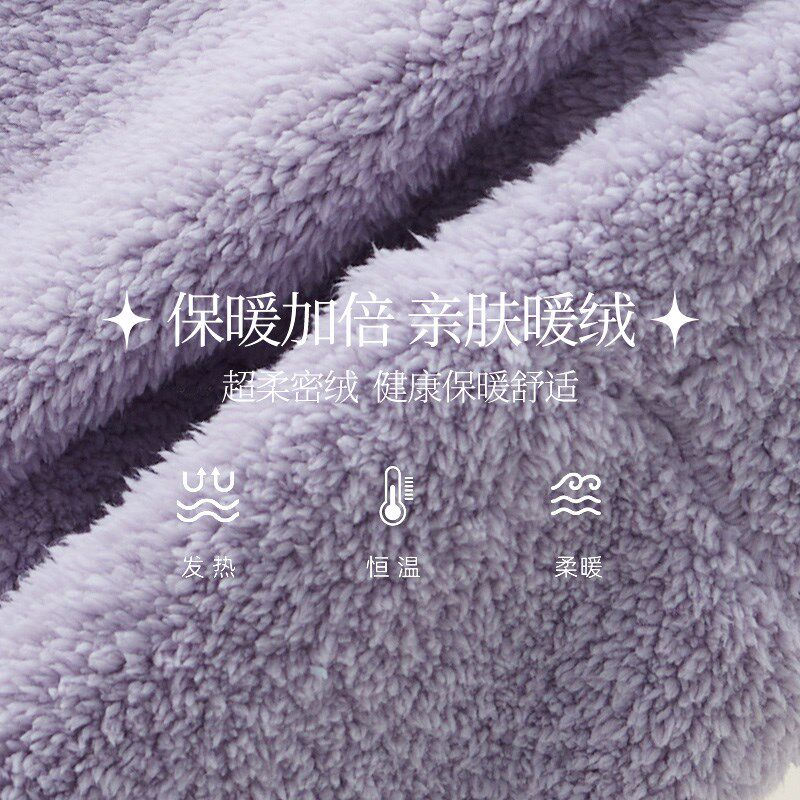 新款暖绒秋冬季珊瑚绒睡袍女士加厚长款浴袍套冬天情侣男生浴衣晨