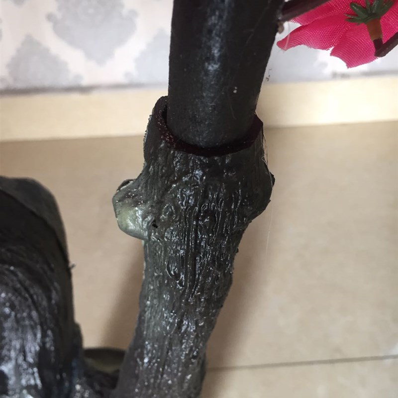 凯瑞仿真植物盆栽客厅装饰塑料花落地假花桃花树室内绿植梅花盆景