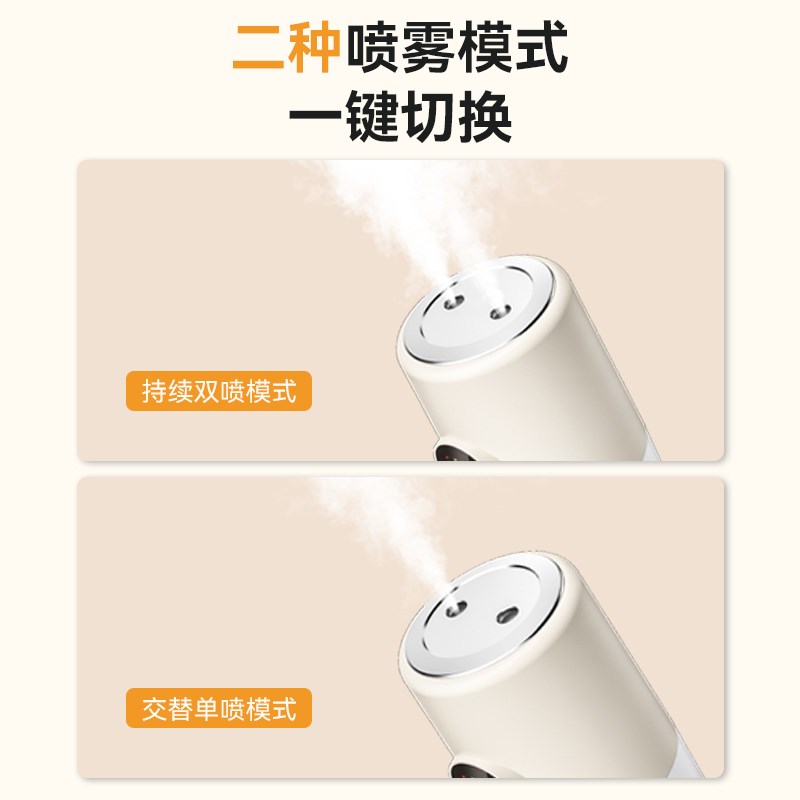 美国TGVIS桌面加湿器小型补水喷雾器2024新款孕妇婴儿家用静音卧