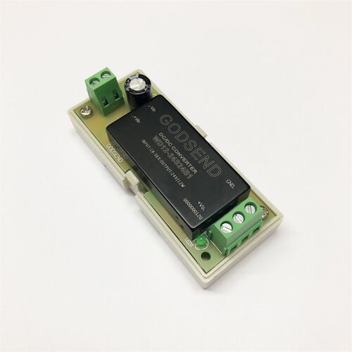 DC-DC隔离电源模块WD12-24S24B1输入18-36V24V转24V12W带导轨底座