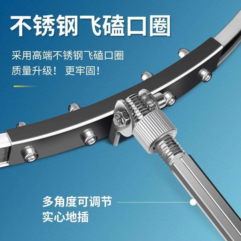 新款黑坑专用鱼护网钢圈加厚速干 干防挂编织尼龙线 线渔户鱼笼装