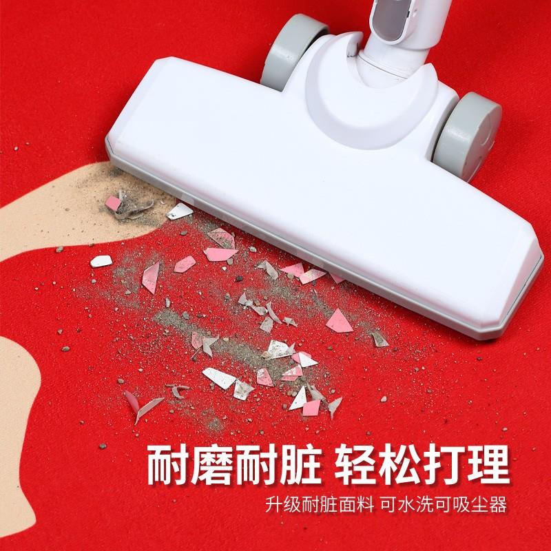 电梯轿厢地垫专用定制喜庆新年可擦洗防滑高级别墅新款入户门地垫图片
