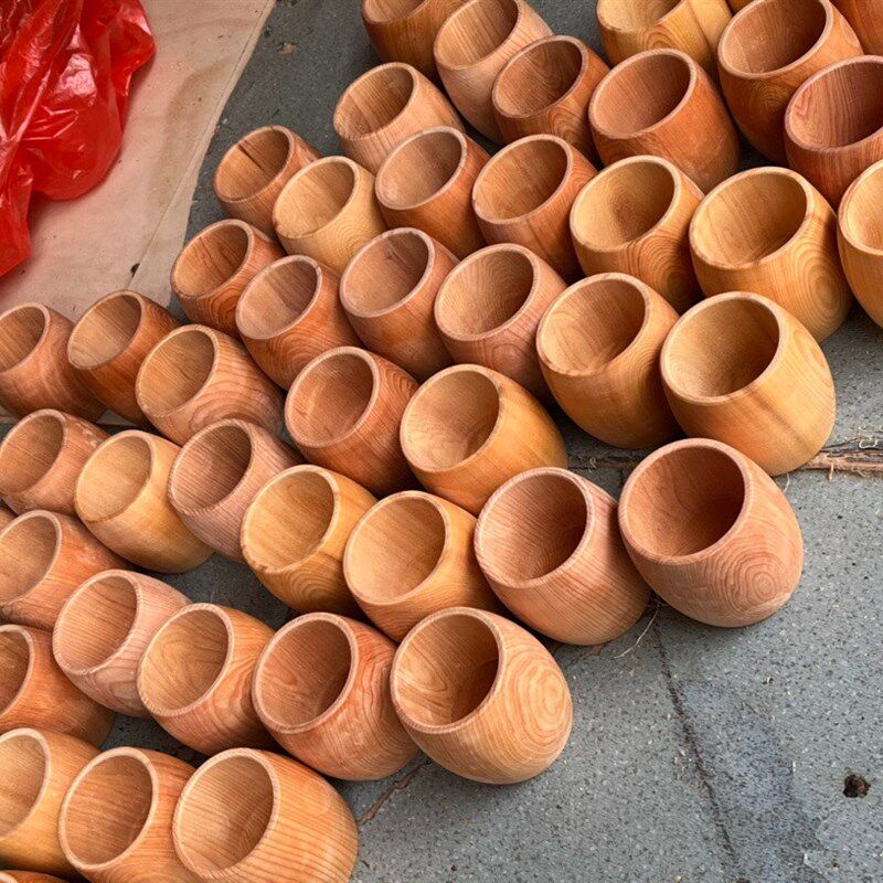 红豆杉茶杯水杯正品天然原木茶杯工艺礼品实木杯
