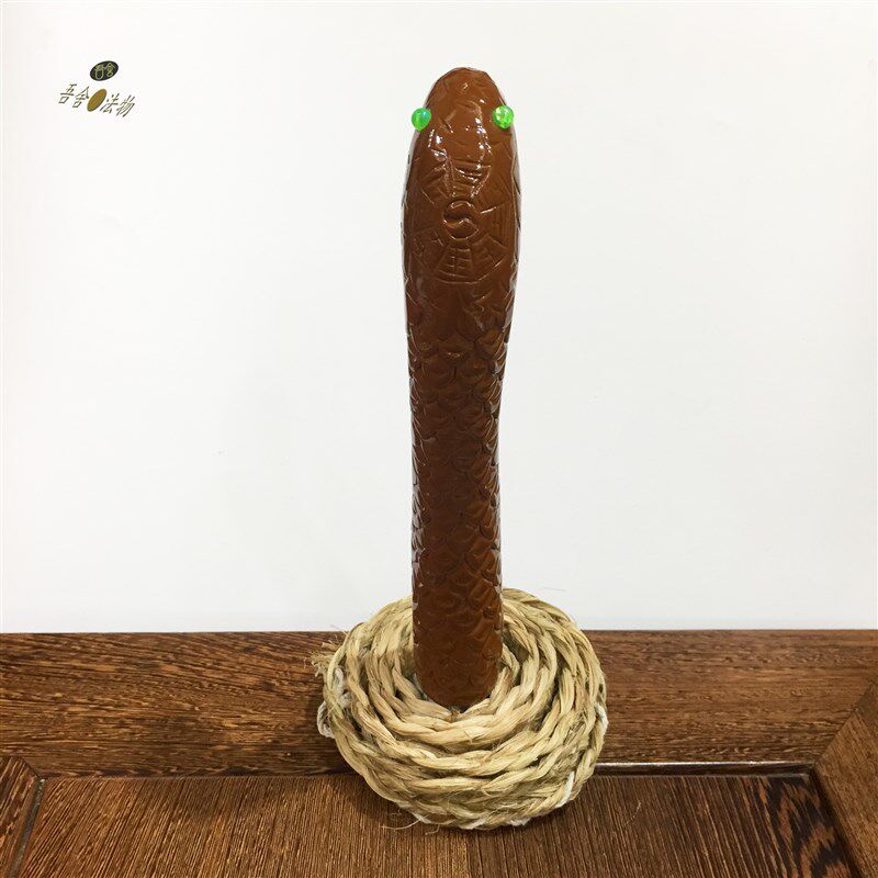 实木樟木手工蛇头法绳一套天然麻绳道家用品法器道士法坛摆件装饰