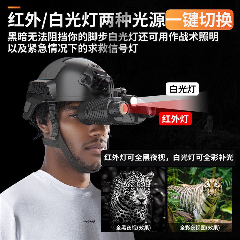 热视仪头戴式热像成相仪夜仪高清红外线望远镜夜间透视人体热成像