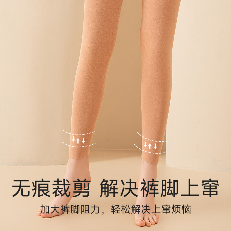 孕妇卫生裤内穿德绒保暖裤秋冬加绒加厚孕期大尺码棉毛裤卫生裤打
