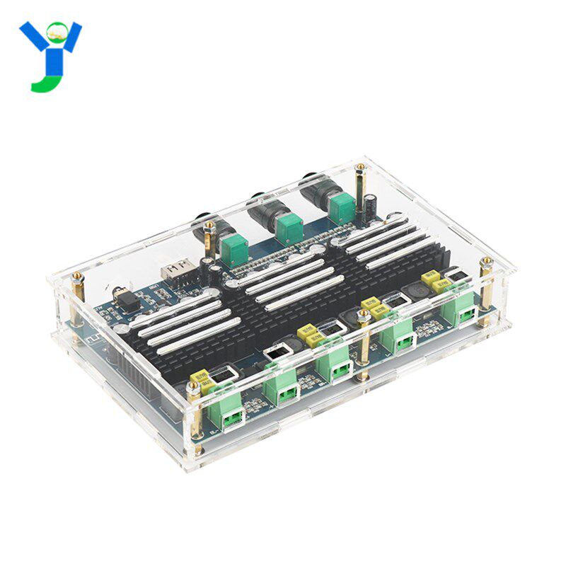 TPA3116D2蓝牙5.0数字功放板四声道2*50W+2*100W发烧高清双重低音