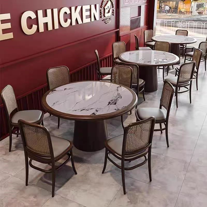 主题餐厅靠墙卡座沙发东南亚餐厅卡座西餐厅餐饮饭店桌椅组合商用