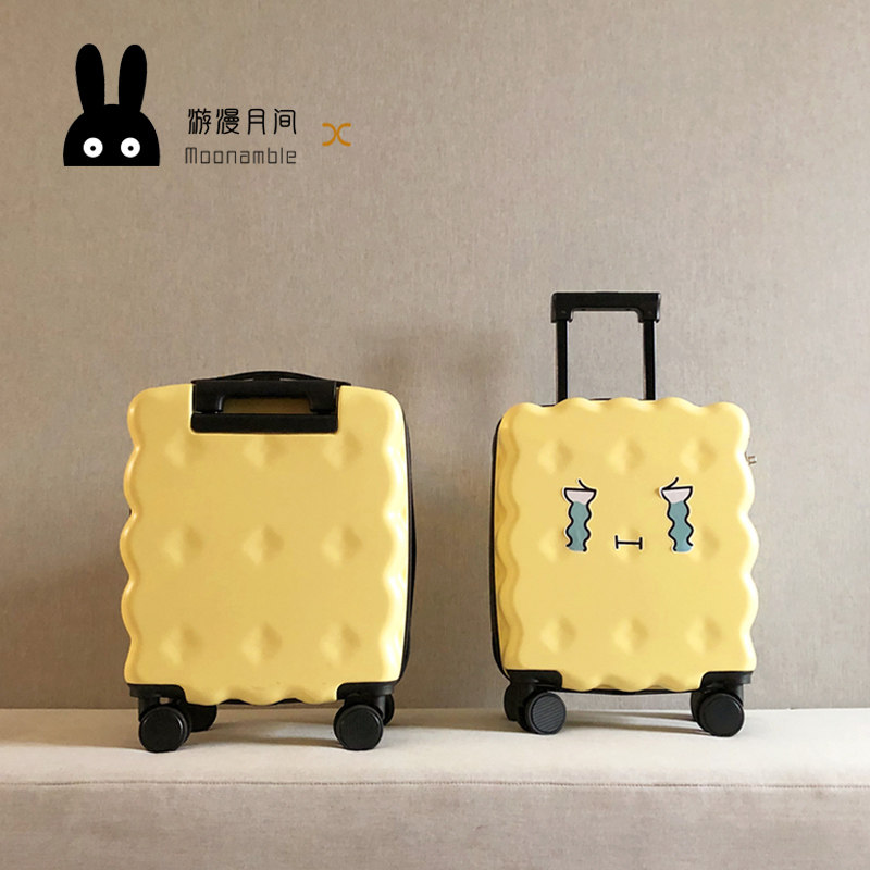 饼干行李登机箱女小型号轻便儿童拉杆箱可爱日系旅行密码箱子学生