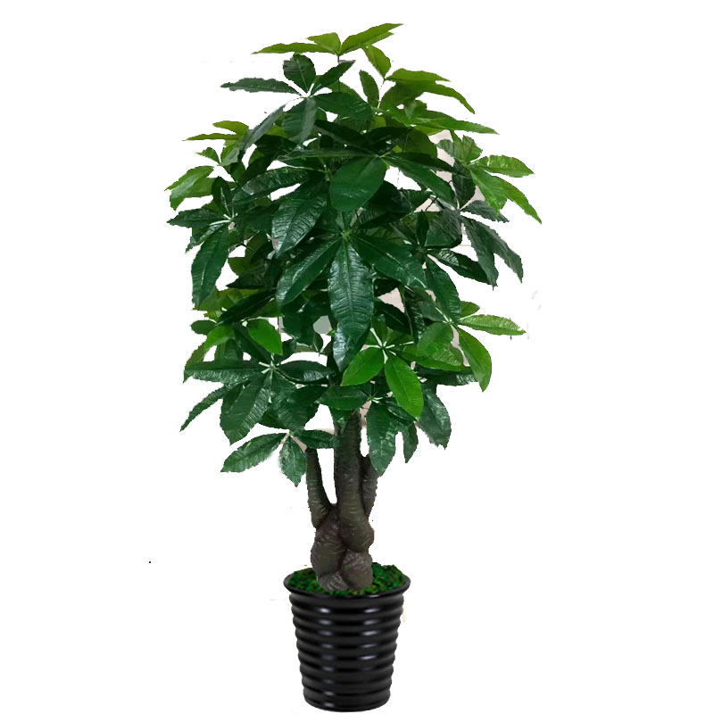 彷真发财树彷真植物客厅落地盆景大型绿植盆栽花彷真假树室内植被