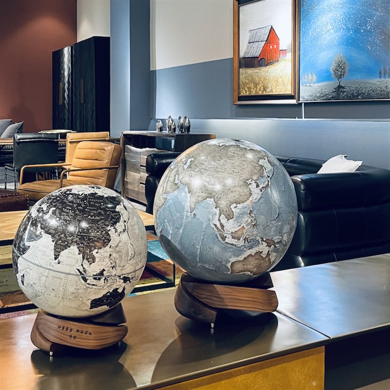 HomelyGlobe宏微地球书房客厅办公室摆件手工地球仪乔迁商务礼物