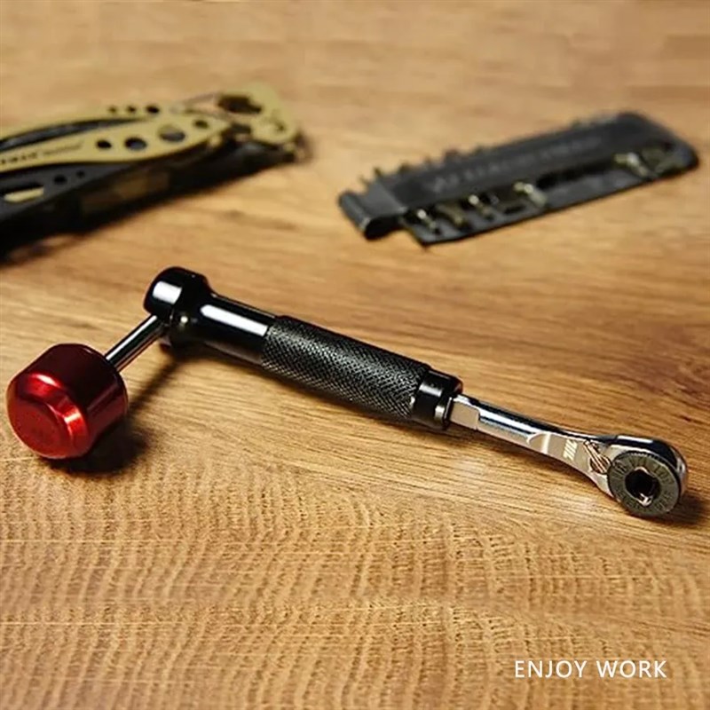 棒棒糖螺丝刀EDC工具多功能棘轮扳手磁性家用711l工具自行车维修
