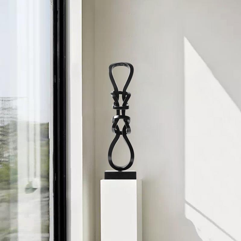 酒店样板间创意玻璃钢抽象雕塑摆件设计师软装售楼处玄关装饰艺术