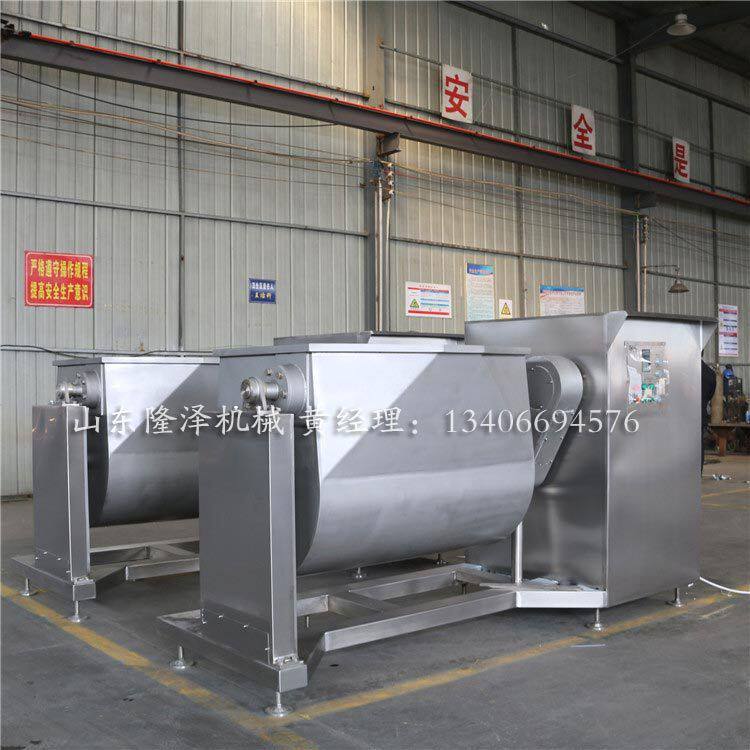 厂家生产卧式搅拌夹层锅 裙带菜用搅拌炒锅 酱油真空浓缩设备