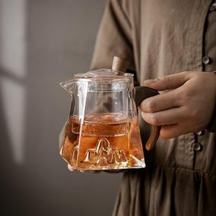 加厚耐热玻璃泡茶壶飘逸杯家用功夫茶具茶水分离红茶泡过滤办公杯