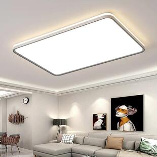 新款高亮圆形主卧室餐厅书房客厅现代简约家用节能超薄led吸顶灯