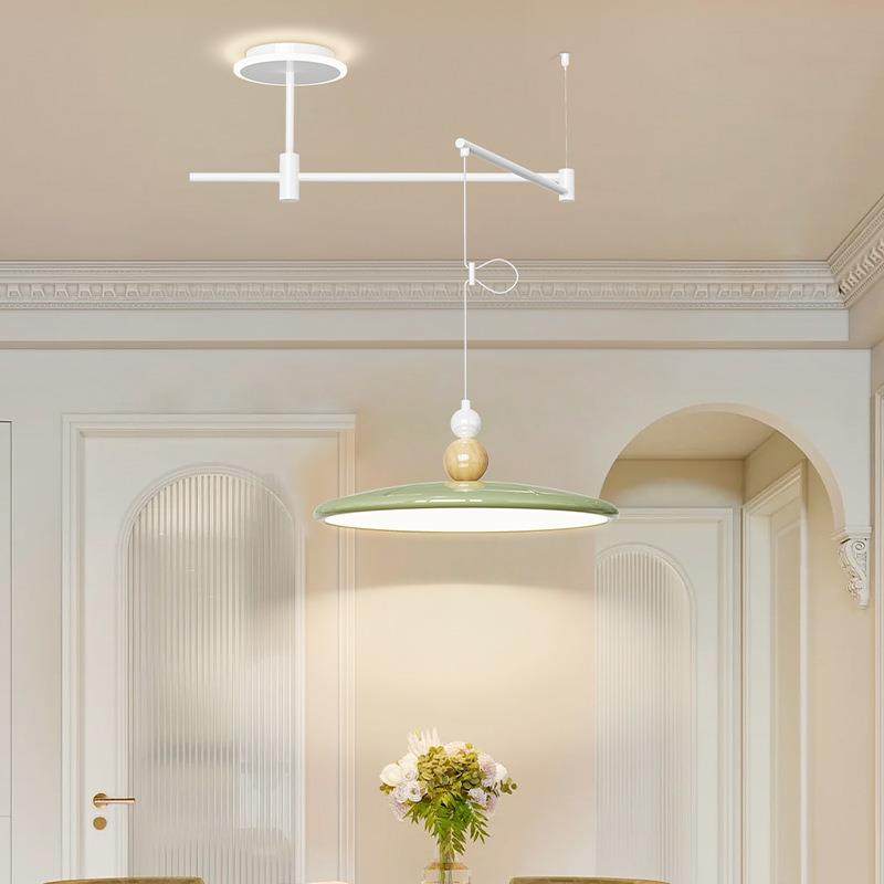 飞碟法式餐厅吊灯2023新款全光谱餐桌灯现代简约复古奶油风移位灯,鲜花速递/花卉仿真/绿植园艺,割草机/草坪机,淘宝优惠券,粉丝福利购,淘宝优惠卷