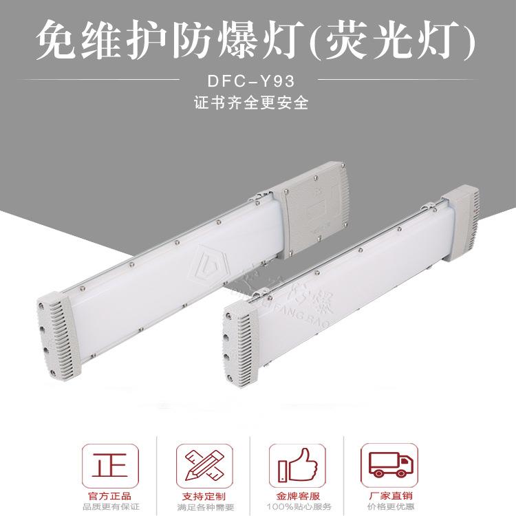 LED防爆荧光灯Y93防爆巷道灯20W40W60W管廊防爆吸顶灯