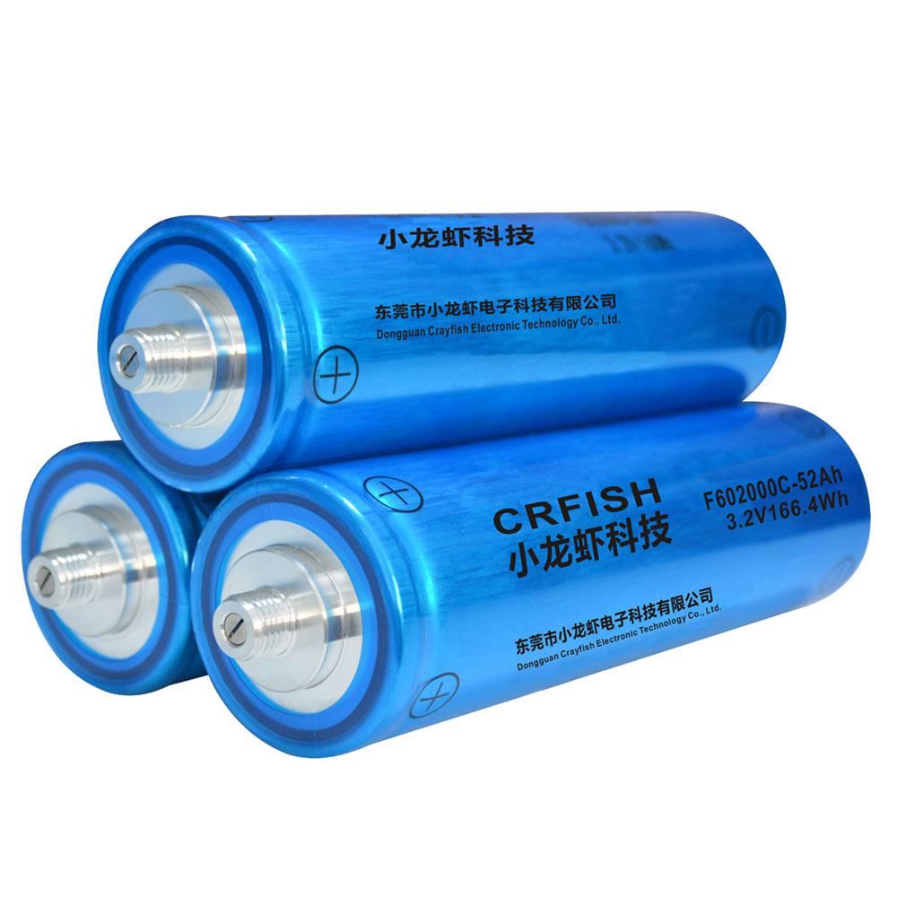 F602000C-52Ah磷酸铁锂大圆柱电池 3.2V 高容量交通工具用电池