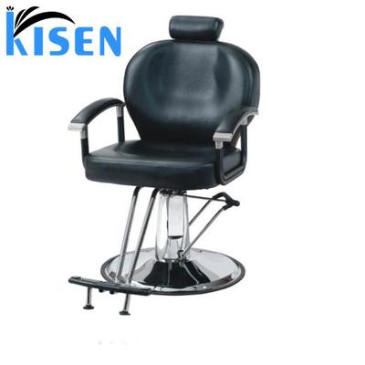 厂销小巧精致黑色现代泵油沙龙椅子可躺造型化妆椅沙龙理发店椅子