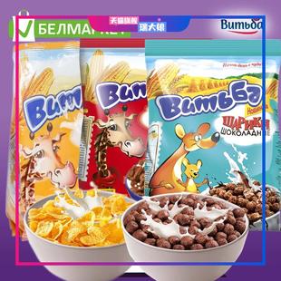 白俄罗斯进口杂粮早餐巧克力圈维奇卡玉米片小麦片亚麻籽干吃即食