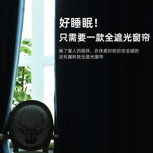 飘纱 窗帘全遮光隔热卧室免打孔隔音2024北欧简约轻奢风客厅挂钩式