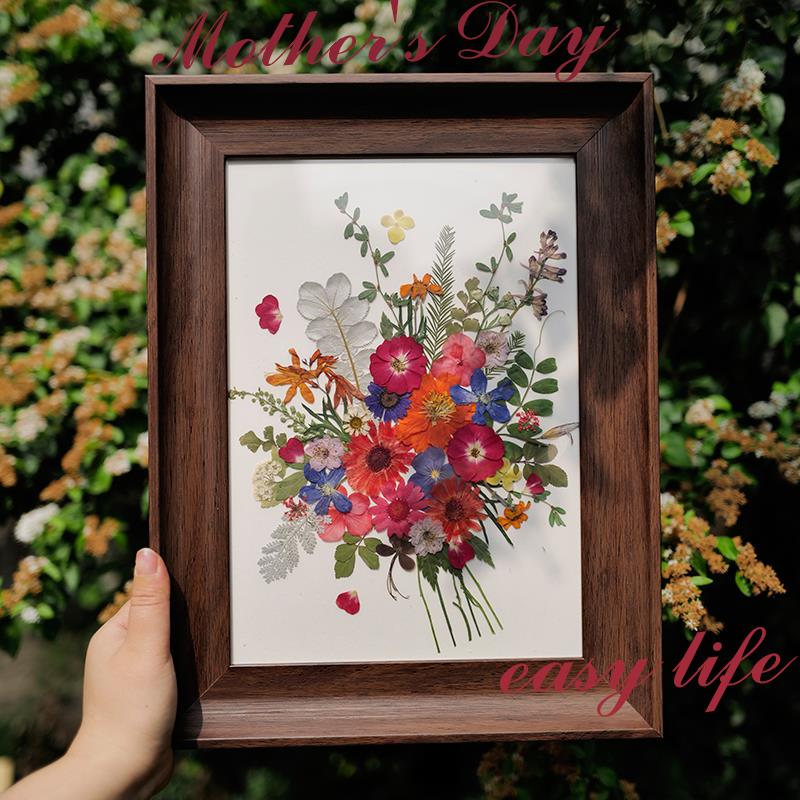DIY干花压花材料包装相框装饰品手工真花装饰画沙龙活动生日乔迁