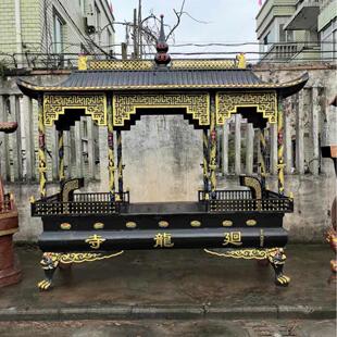 寺庙香炉铸铁大型香火炉宗祠祠堂长方形天地炉风景区户外插香生铁