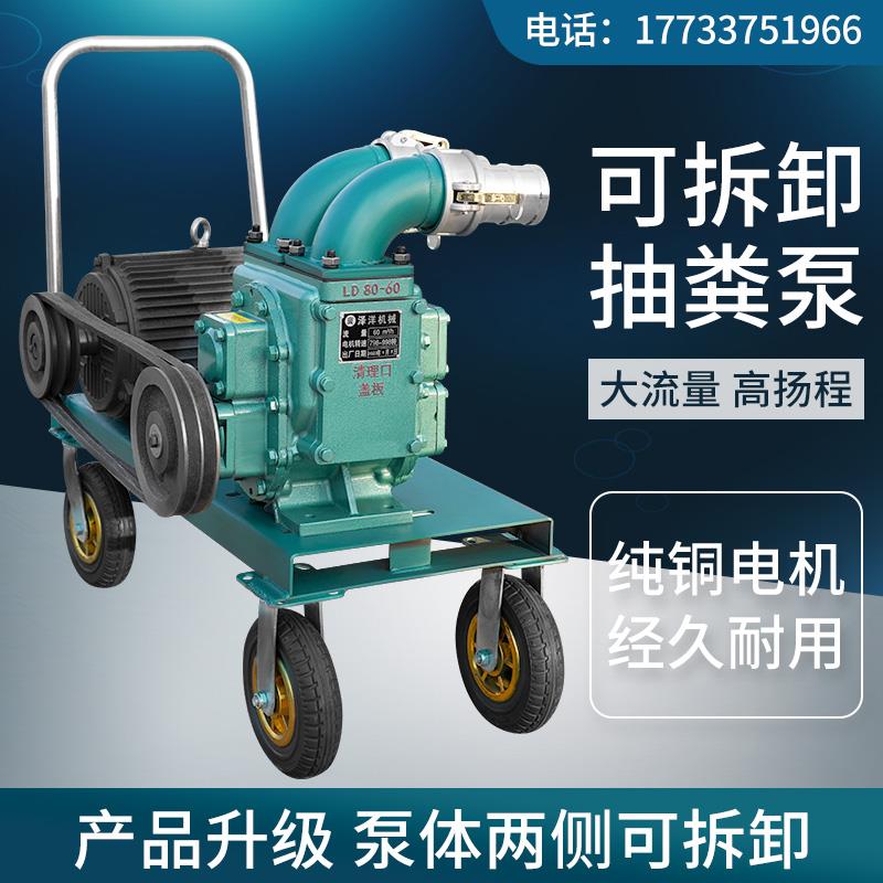 泽洋抽粪泵养殖场专用无堵塞强力吸粪泵化粪池污水泵家用自吸污泵