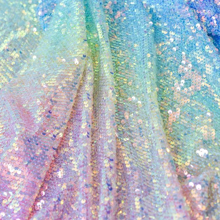 彩色鱼鳞多色全亮片天鹅绒蕾丝婚纱DIY加厚面料裙装饰材料,居家布艺,海绵垫/布料/面料/手工diy,淘宝优惠券,粉丝福利购,淘宝优惠卷