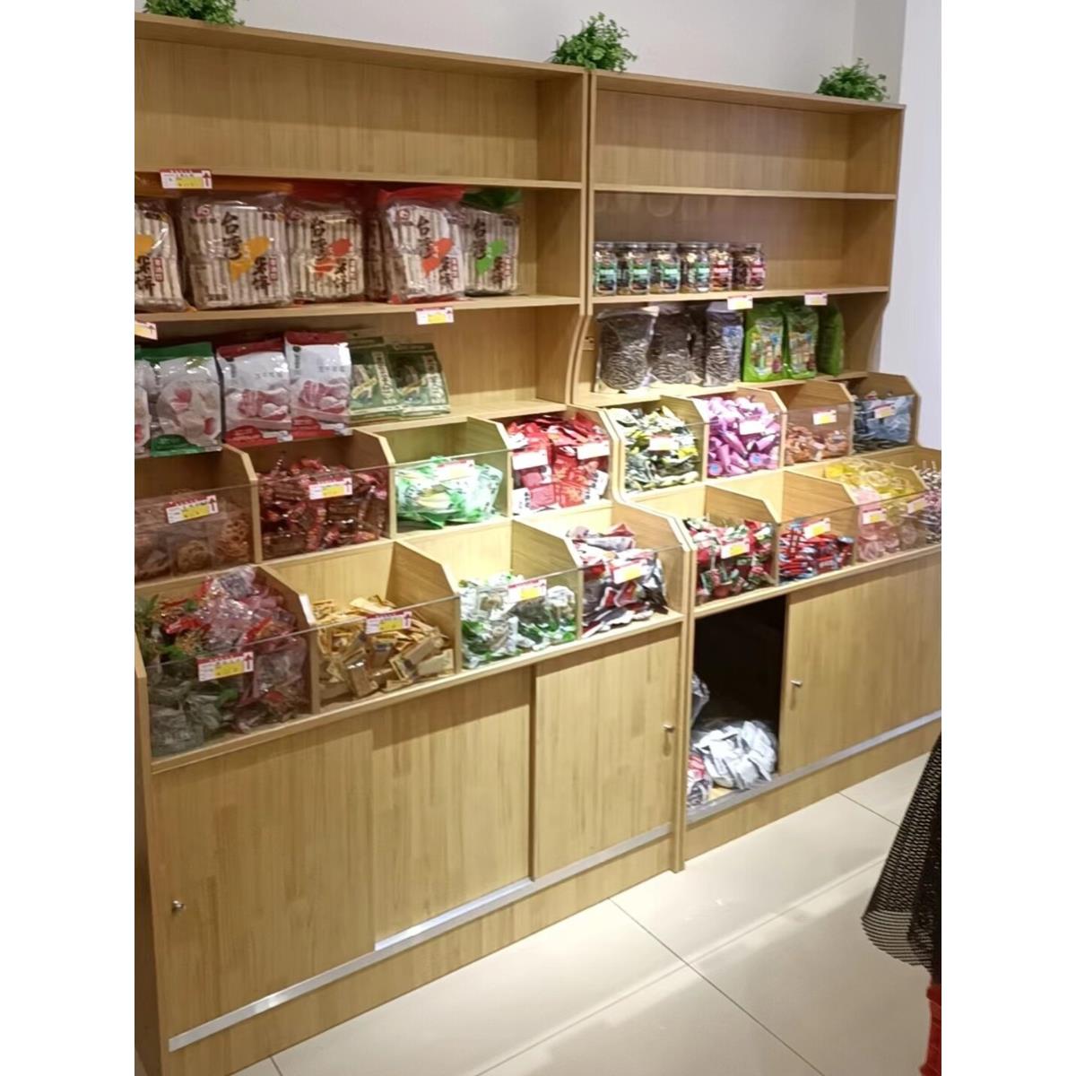 超市散装零食货架高货架靠墙货架柜子