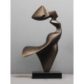 雕塑摆件抽象艺术轻奢摆设现代软装 饰品玻璃钢家居售楼处跳舞 人